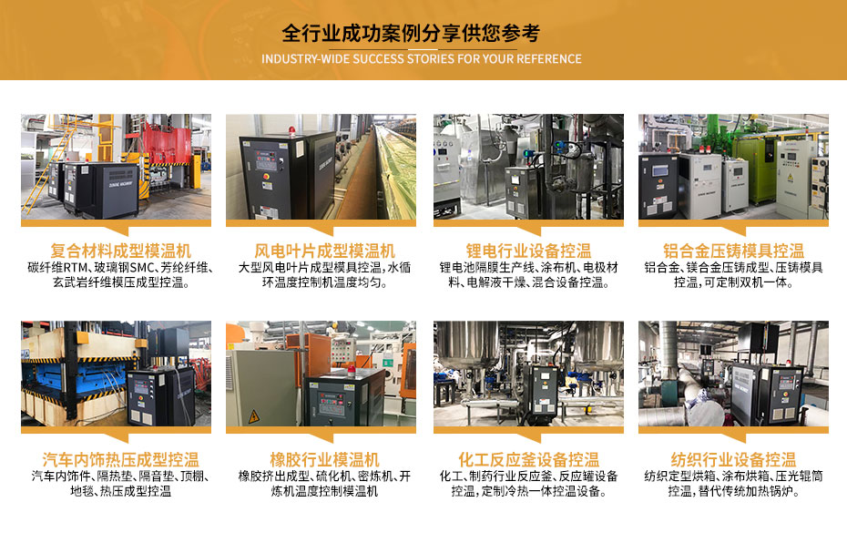 冷熱油切換模溫機案例